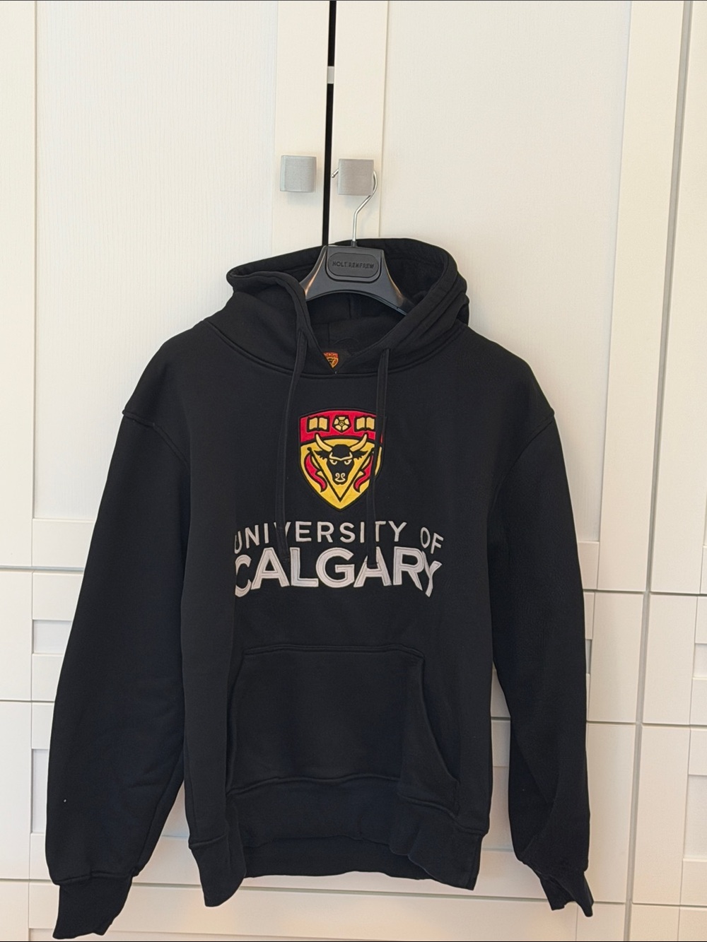 University of Calgary Black Logo Hoodie - Men